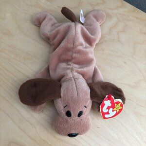Ty Beanie Babies Bones Rare Retired 1993 - Errors Factory Tagged with Seaweed!
